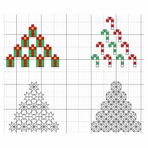 <center><a target="_blank" href="https://www.aurifil.live/wp-content/uploads/2019/07/7.13-Xmas-trees-xstitch-and-blackwork.pdf">Day 13 - Christmas Trees</a></center>